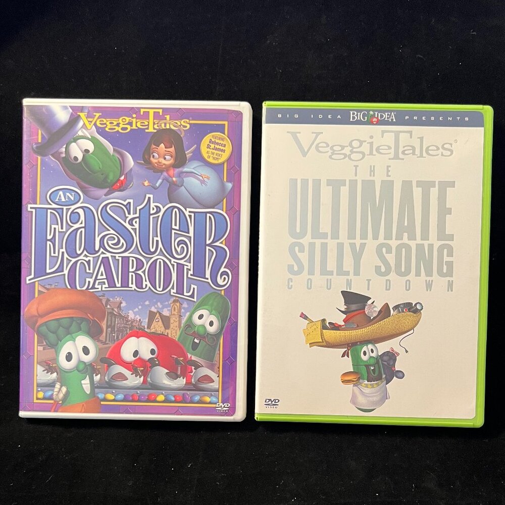 Veggie Tales Ultimate Silly Songs & An Easter Carol DVDs